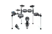 8pc Alesis Command Complete Electronic Drum Kit Set w Mesh Heads Kick Pedal