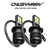 2 bombillas LED antiniebla H3 6000 K para For Toyota Corolla 2001 -2003 2004 (for: Renault)