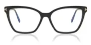 Tom Ford FT5812-B Blue-Light Block 001 Men's Glasses Black Size 53 - Private Health Rebate - Blue Light Block Available