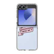 Galaxy Z Flip6 Clear Case Normal Self Phone Case by GMF Designs