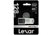 Lexar F35 PRO 128GB JumpDrive Fingerprint USB 3.2 Gen 1, up to 400MB s read, 300MB s write transfer content between your USB Type-CTM and Type-A devi