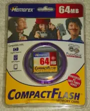 Memorex 64 MB CompactFlash Memory Card - NEW