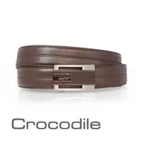 在飛比找蝦皮商城優惠-Crocodile 鱷魚皮件 真皮皮帶 寬版紳士自動穿扣皮帶