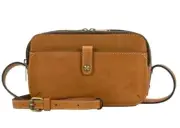 Patricia Nash Alessa Leather Crossbody Bag-Hazelnut-NWT-$159.00