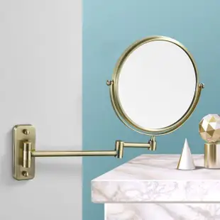 【LUCKY ROOM】led化妝鏡 可折疊伸縮鏡子 美容鏡(浴室酒店高清梳妝)