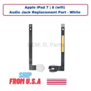 Apple iPad 7 iPad 8 Auxiliary Audio Jack Earphone Jack with Flex Cable Part