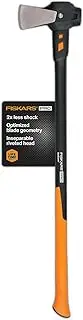Fiskars Pro IsoCore Splitting Maul and Stainless Steel Axe, with Shock Reduction, 6 lb, 36 in