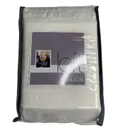 Loft by Candice Olson Ivory Cream King Size Bed Skirt Style “In The Grove”