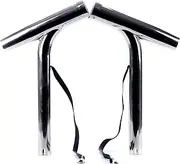 Amarine-made (Set of 2) Silver Highly Polished Stainless Steel Outrigger Stylish Rod Holder