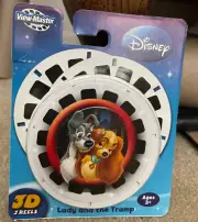 VIEW-MASTER 3D 3 REELS DISNEY LADY AND THE TRAMP SEALED *NEW*