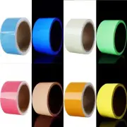Self Adhesive Glow In The Dark Wall Sticker Fluorescent Decor Luminous Tape DIY