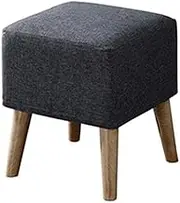 Change Shoes Stool-Sofa Stool Fabric Sofa Footsteps Stools Stools Footstools Stools Nordic Wood Modern Detachable Footstool (Color:5#)