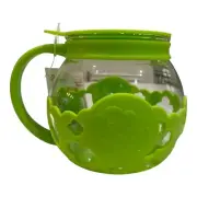 Ecolution Micro-Pop Popcorn Popper Lime Green 3-in-1 Lid 1.5Qt Microwave New