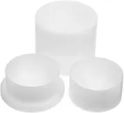SHINEOFI 1 Set Bath Salt Ball Mold Soap Molds Sphere Shape Mold Sphere Baking Mold Cake Mold DIY Bath Salt Mold Multi-use Bath Ball Mold Portable Bath Ball Molds Bath Ball DIY Mold White Pp