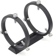 42mm 50mm 65mm 80mm 6-Point Guide Scope Rings Holder with 100mm Mini Plate Astronomical Telescope(82mm)