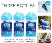 x3 FomMania Foam Refill Concentrate for Fomilator Fomalanche NonToxic Bubbles