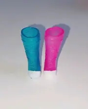 Lol Tweens Costume Surprise Doll Emma Emo Pink Teal-Blue Boots Shoes