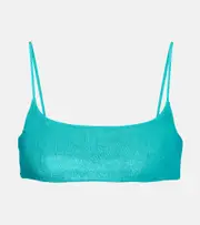 [Jade Swim] Jade Swim Muse terry bikini top AU 14 blue