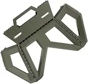 Outanaya Ergonomic Folding Stool Pp Plastic Step Stool for Camping Hiking Garden BBQ Beach Trip
