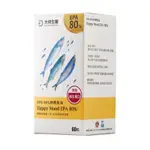 【現貨】台灣製造 大研生醫 EPA 80%快樂魚油軟膠囊 60顆 添加維生素D 魚油膠囊 OMEGA-3