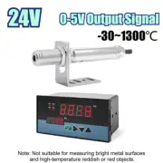 24V 0-5V Temperature Tool Non-contact Infrared Thermometer Sensor W/ Controller