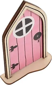 WESIEVYA Fairy Gate Mini Door Dollhouse Door Tiny Decorations Garden Door Prefab Tiny Home Garden Building for Landscape Tree Micro Landscape Fairy Garden Decor Fairy House Door