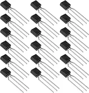 SING F LTD 100pcs Plastic-Encapsulate Power Transistor NPN 2N2222A 2N2222 40V 0.6A 0.625W TO92 Compatible with Arduinos Compatible with R-aspberry Pi Black