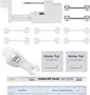 18Pcs/lot Body Piercing Tool Set Ear Nose Navel Nipple Needles Professional Kits