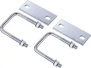 2Pcs Leaf Spring Clamp Kit, Fits Up To 3 Inch Wide Leaf Springs, Locks Springs Together for Stabilizing, Better Axle Torque Control