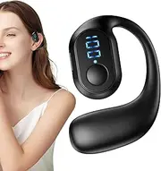 [Generic] Wireless Sports Headphones | Wireless Earpiece with Microphone | Sweat Resistant Headset Handsfree | 5.3 Ear Clip Earphones | 90MAH Noise Reduction, Ipx5 Waterproof, High-Fidelity Sound, for Running