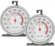 Taylor 5932 Large Dial Kitchen Cooking Oven Thermometer, 3.25 Inch Dial, Stainle
