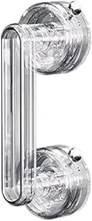 Glass Door Handle Suction - Suction Cup Handle | No Punch Bathtub Handle Grab Bar | Suction Cup Handles for Shower | Bathroom Door Grip Bar for Cabinets Sliding Door, Refrigerator, Window