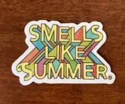 Authentic SUN BUM sticker "SMELLS LIKE SUMMER" Awesome!!