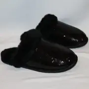 NIB UGG WOMEN'S MIRROR BALL SEQUIN SCUFFETTE II BLACK SLIPPERS 8