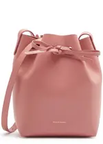 Mansur Gavriel Mini Leather Bucket bag - Rose ONE SIZE