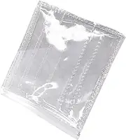 [WATIIFUFU] Lightweight PVC Card Bag Change Purse Portable Change Purse Cards Id Holder Compact Wallet