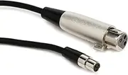 Shure WA310 4-Feet Microphone Adapter Cable, 4-Pin Mini Connector (TA4F) to XLR(F) Connector