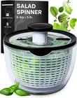 Pump Salad Spinner Bowl Colander Quick Easy Multi-Use Lettuce Spinner Vegetable