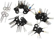 SWOOMEY 73pcs Terminal Removal Tool Kit Lightweight Compact Wire Connector Ejector Safe Ring Handle for Effortless Pin Extraction From Car Electronic Devices