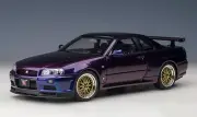 1/18 Nissan Skyline GT-R (R34) V-Spec II NUR W/ BBS Wheels 2002 by AUTOart 77403