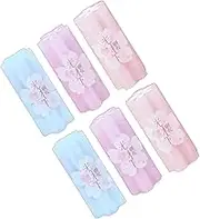 Erasers Cherry Blossom Eraser Set 6 Pcs, Colored Rubber for School Home Office Used (Cylinder)