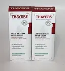 LOT (2) THAYERS LET'S BE CLEAR WATER CREAM LOTION MOISTURIZER COMBO TO OILY SKIN