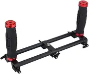 Dual Handle Gimbal, Aluminum Alloy Dual Handheld Grip,Camera Dual Grip,Extender Handle Gimbal Stabilizer Rig Accessory for Zhiyun Feiyu Beholder