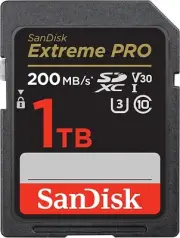 SanDisk 1TB Extreme PRO SDXC UHS-I Memory Card - 4K UHD - SDSDXXD-1T00-GN4IN