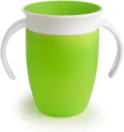 Munchkin Miracle 360° Trainer Cup, Green, 7 Oz Capacity Colour Name:Green