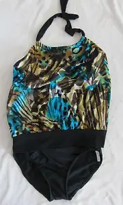 Magicsuit Miraclesuit Slimming 2-Piece Swimsuit-Turquoise/Black-Size 8-NWT $150