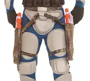 Licensed Star Wars Jango Fett Two Blaster Holster And One Blaster Gun Costume