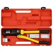 Hydraulic Crimping Pliers Tool Electrical Terminal Force Wire Stripper Crimper