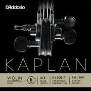 D'Addario Kaplan Ball End Violin Single E String, 4/4 Scale, Extra-Heavy Tension