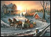 Chart Needlework DIY - Counted Cross Stitch Patterns - Pleasures of Winter